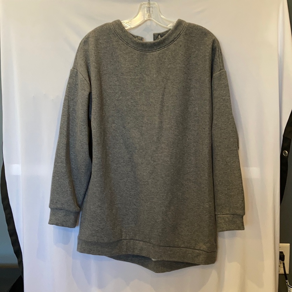 Fabletics Nina lace back tie tunis sweatshirt sm